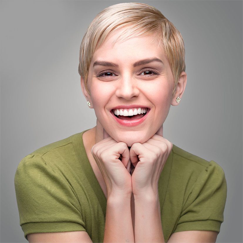 Woman smile